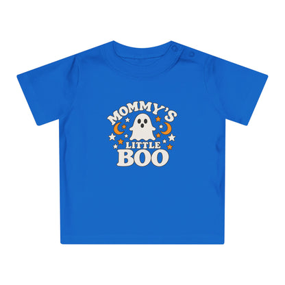 Mommy's Little Boo Baby T-Shirt - Halloween Ghost Infant Tee - Cute Spooky Baby Shirt - Halloween Baby Outfit
