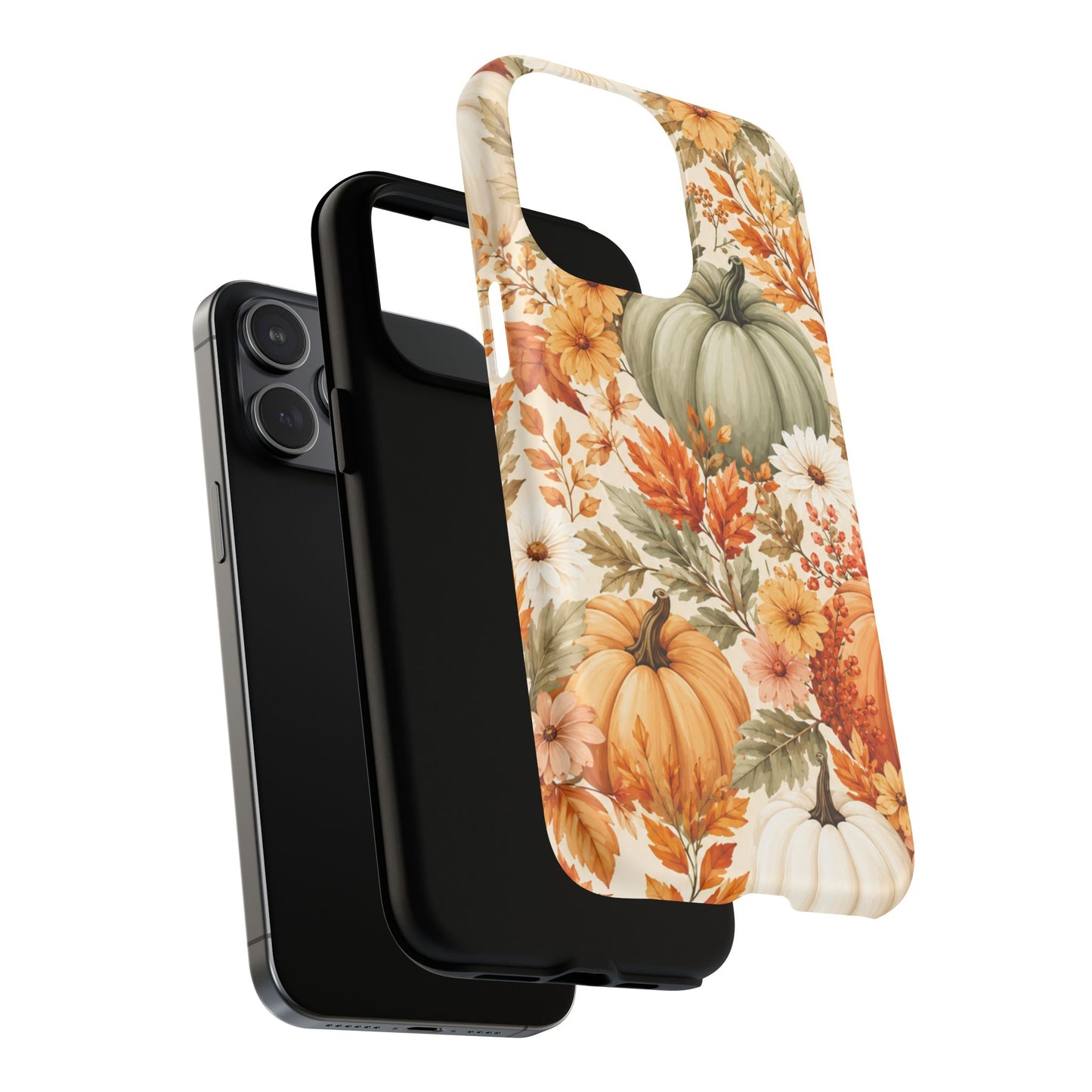 Harvest Bloom Magnetic Protective Phone Case – Tough Dual-Layer Cover