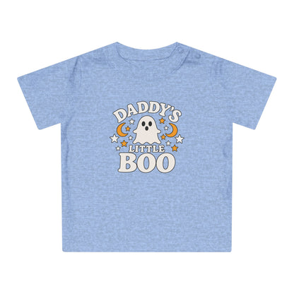Daddy's Little Boo Baby T-Shirt - Halloween Ghost Infant Tee - Cute Spooky Baby Shirt - Halloween Baby Outfit