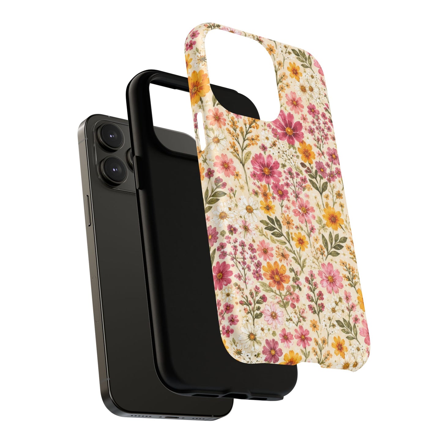 Wildflower Meadow Magnetic Protective Phone Case – Tough Dual-Layer Cover
