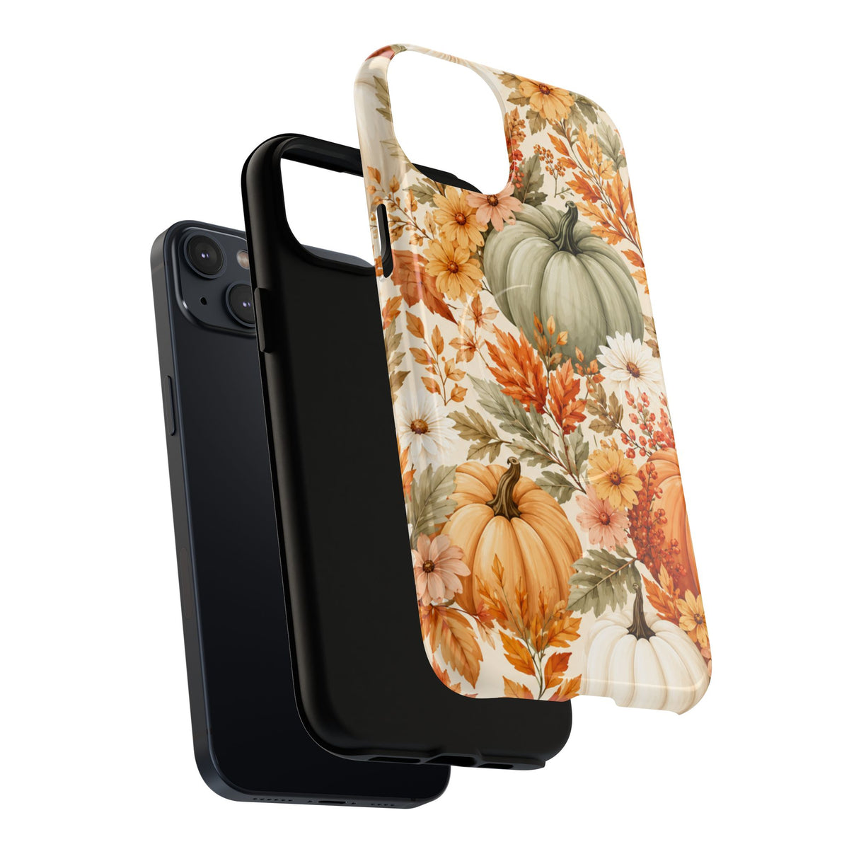 Harvest Bloom Magnetic Protective Phone Case – Tough Dual-Layer Cover