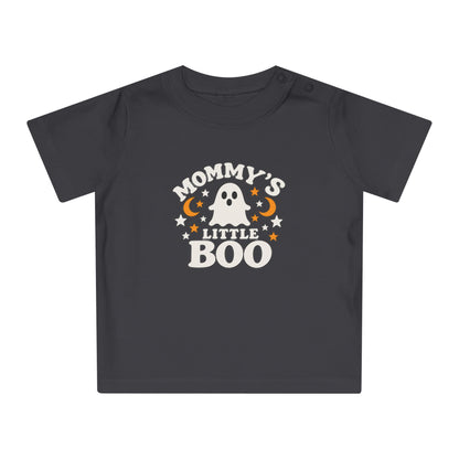Mommy's Little Boo Baby T-Shirt - Halloween Ghost Infant Tee - Cute Spooky Baby Shirt - Halloween Baby Outfit