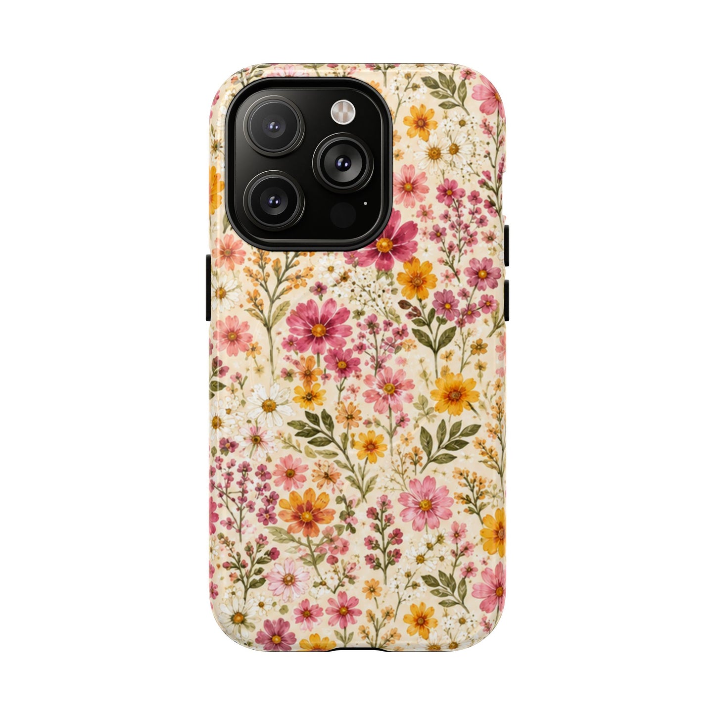 Wildflower Meadow Magnetic Protective Phone Case – Tough Dual-Layer Cover