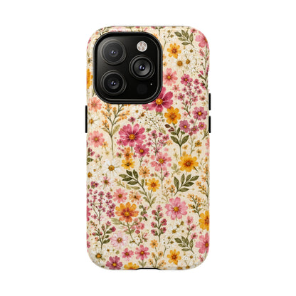 Wildflower Meadow Magnetic Protective Phone Case – Tough Dual-Layer Cover