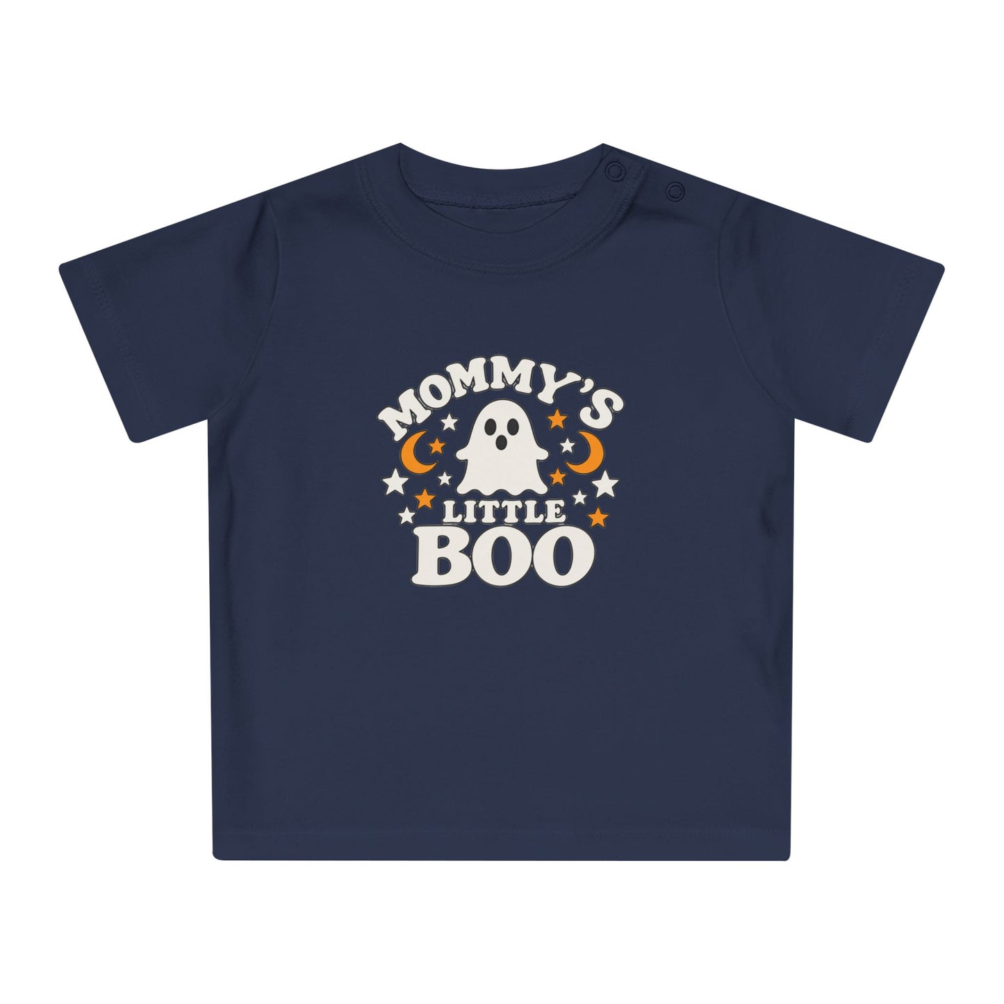 Mommy's Little Boo Baby T-Shirt - Halloween Ghost Infant Tee - Cute Spooky Baby Shirt - Halloween Baby Outfit