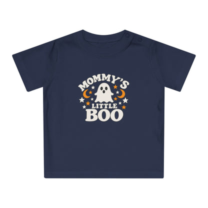 Mommy's Little Boo Baby T-Shirt - Halloween Ghost Infant Tee - Cute Spooky Baby Shirt - Halloween Baby Outfit