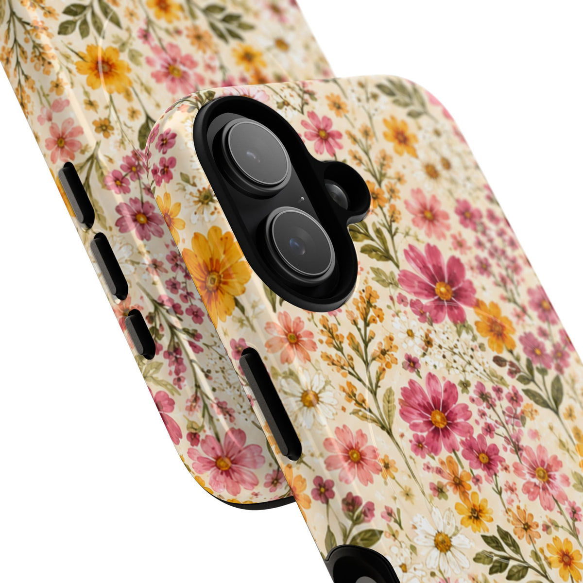 Wildflower Meadow Magnetic Protective Phone Case – Tough Dual-Layer Cover