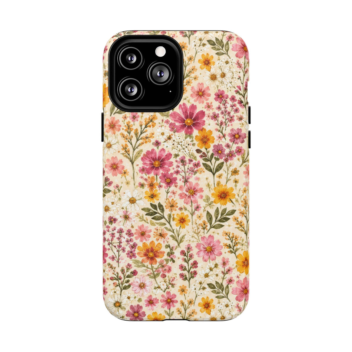 Wildflower Meadow Magnetic Protective Phone Case – Tough Dual-Layer Cover