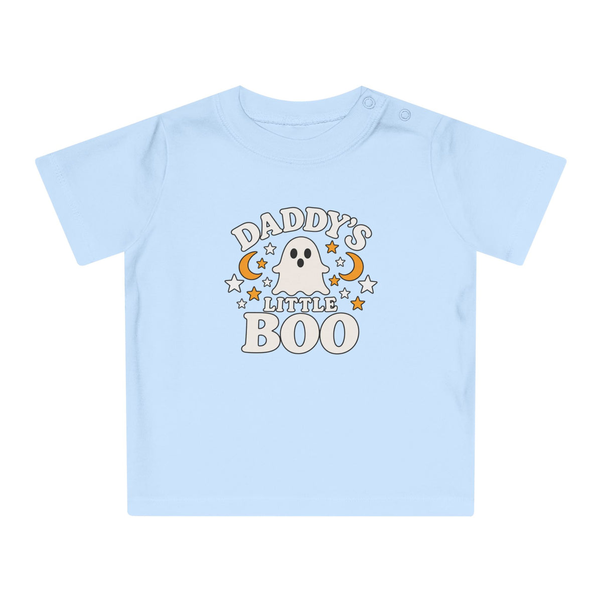 Daddy's Little Boo Baby T-Shirt - Halloween Ghost Infant Tee - Cute Spooky Baby Shirt - Halloween Baby Outfit