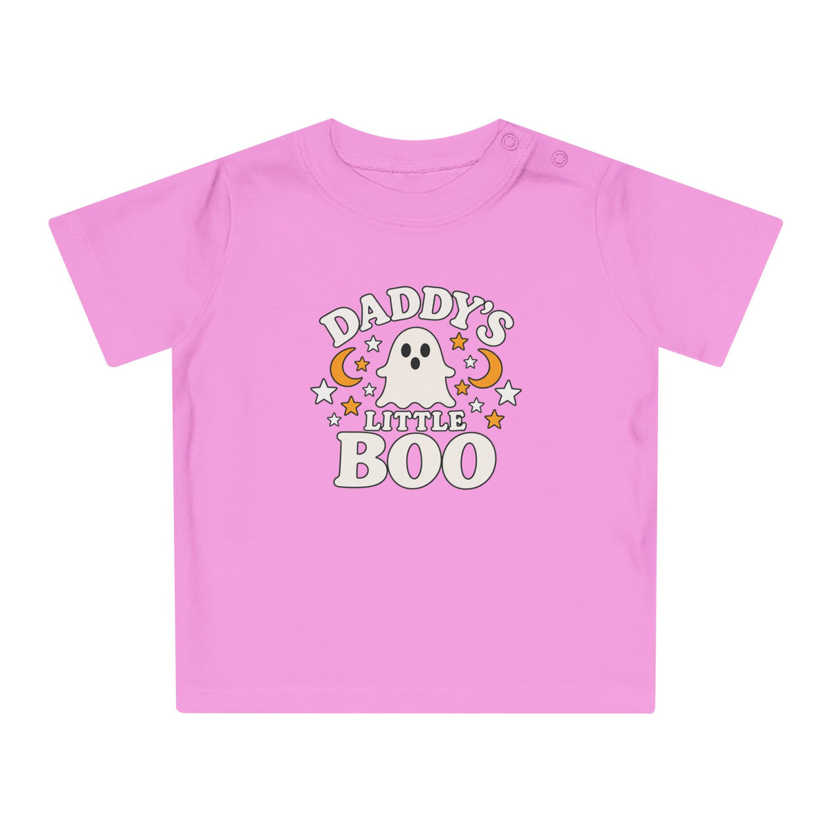 Daddy's Little Boo Baby T-Shirt - Halloween Ghost Infant Tee - Cute Spooky Baby Shirt - Halloween Baby Outfit