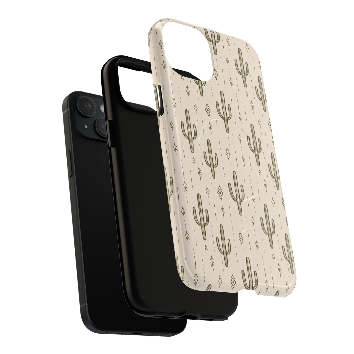 Desert Rhythm Magnetic Protective Phone Case – Tough Dual-Layer Cover