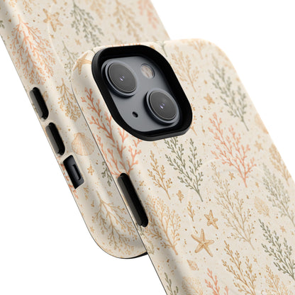 Coral Garden Magnetic Protective Phone Case – Tough Dual-Layer Cover