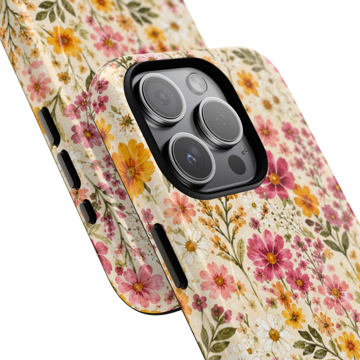 Wildflower Meadow Magnetic Protective Phone Case – Tough Dual-Layer Cover