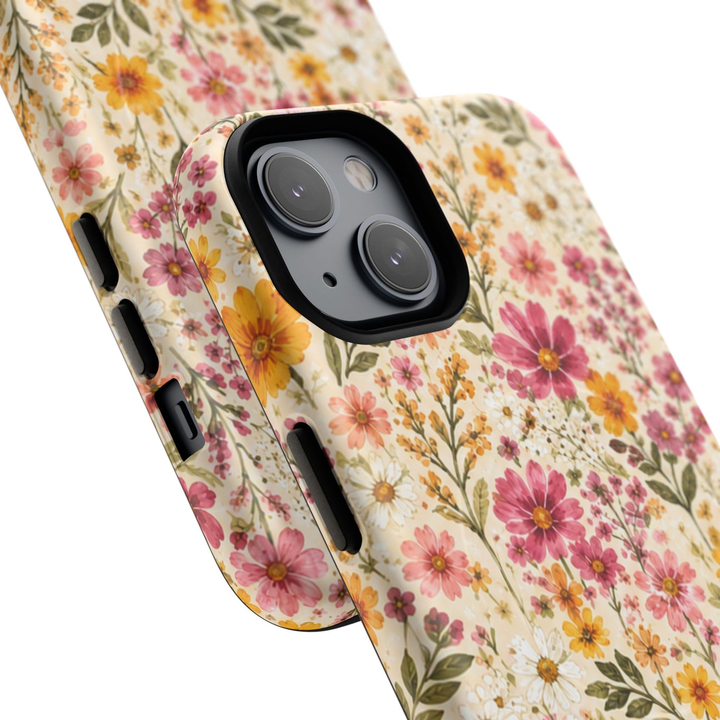Wildflower Meadow Magnetic Protective Phone Case – Tough Dual-Layer Cover
