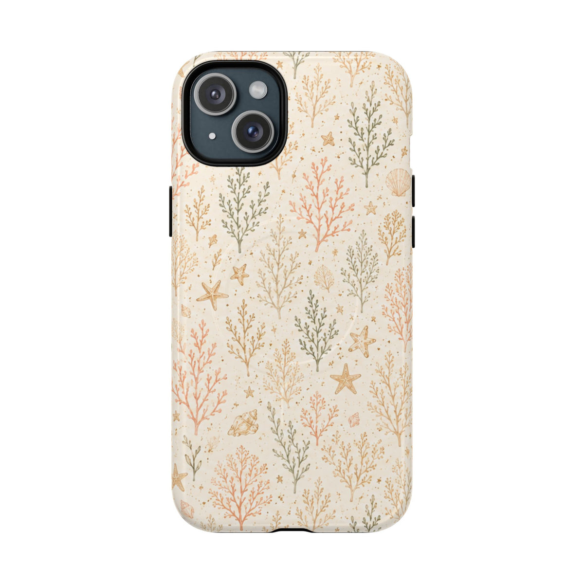 Coral Garden Magnetic Protective Phone Case – Tough Dual-Layer Cover