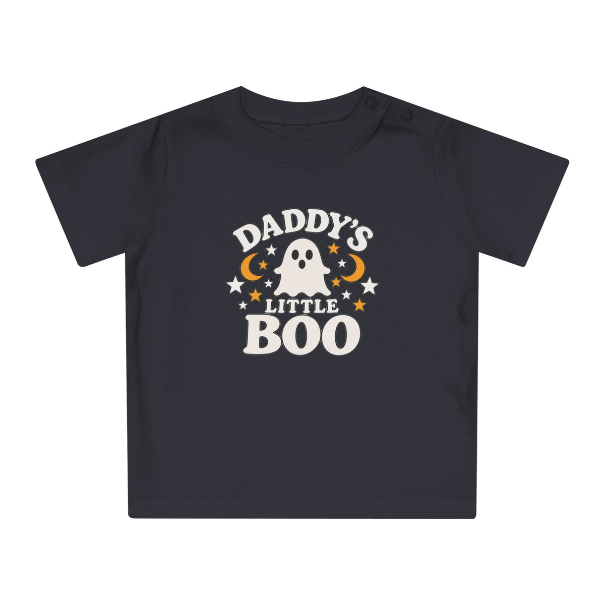 Daddy's Little Boo Baby T-Shirt - Halloween Ghost Infant Tee - Cute Spooky Baby Shirt - Halloween Baby Outfit