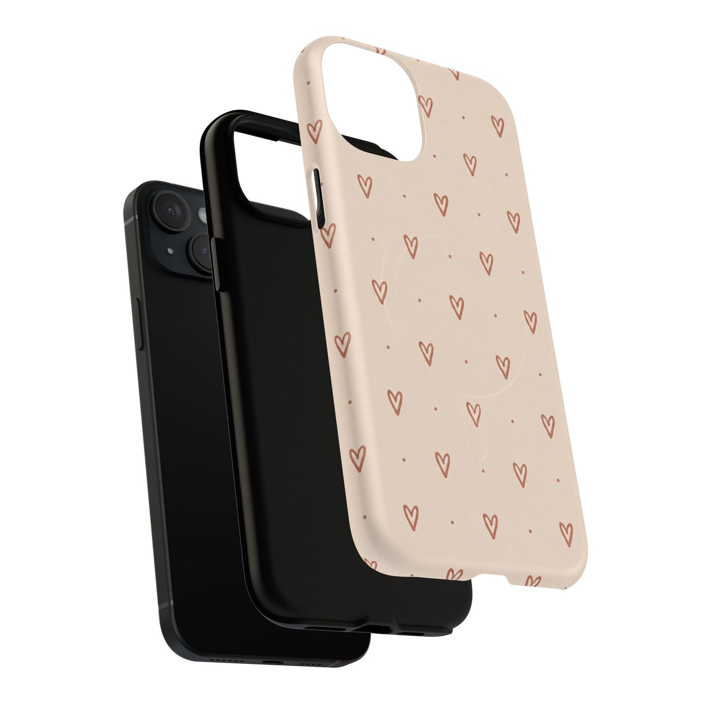 Little Sweet Hearts Magnetic Protective Phone Case – Tough Dual-Layer Cover