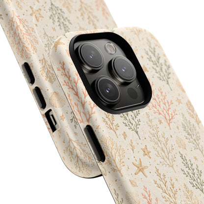 Coral Garden Magnetic Protective Phone Case – Tough Dual-Layer Cover