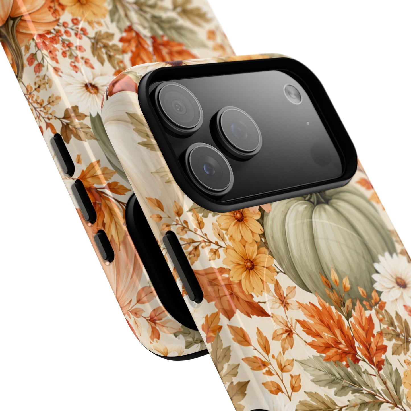 Harvest Bloom Magnetic Protective Phone Case – Tough Dual-Layer Cover