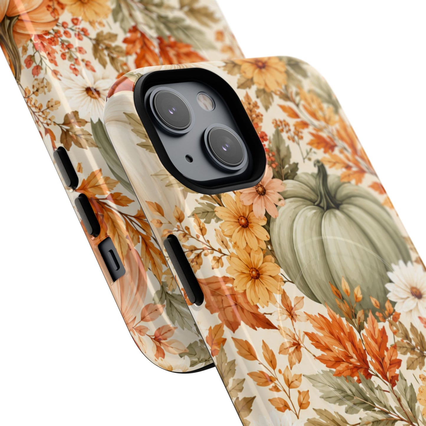 Harvest Bloom Magnetic Protective Phone Case – Tough Dual-Layer Cover