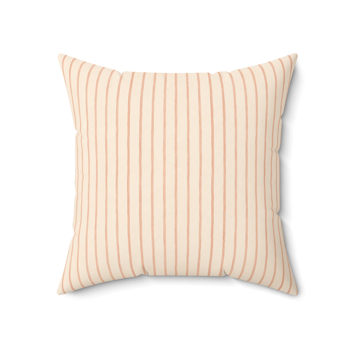 Soft Blush Lines Pillow - Striped Neutral Throw Pillow - Minimalist Decorative Cushion - Beige Bedroom