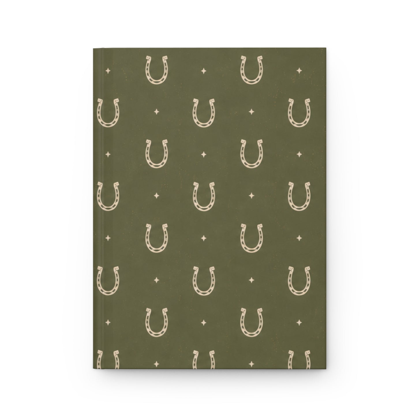 Lucky Olive Hardcover Journal – Lined Horseshoe Notebook
