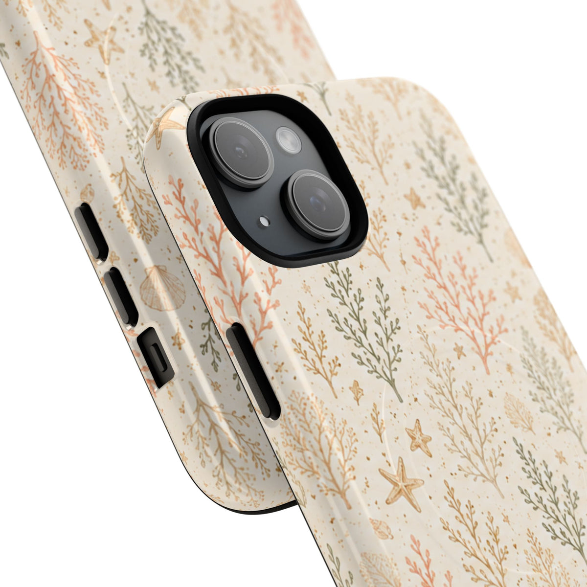Coral Garden Magnetic Protective Phone Case – Tough Dual-Layer Cover