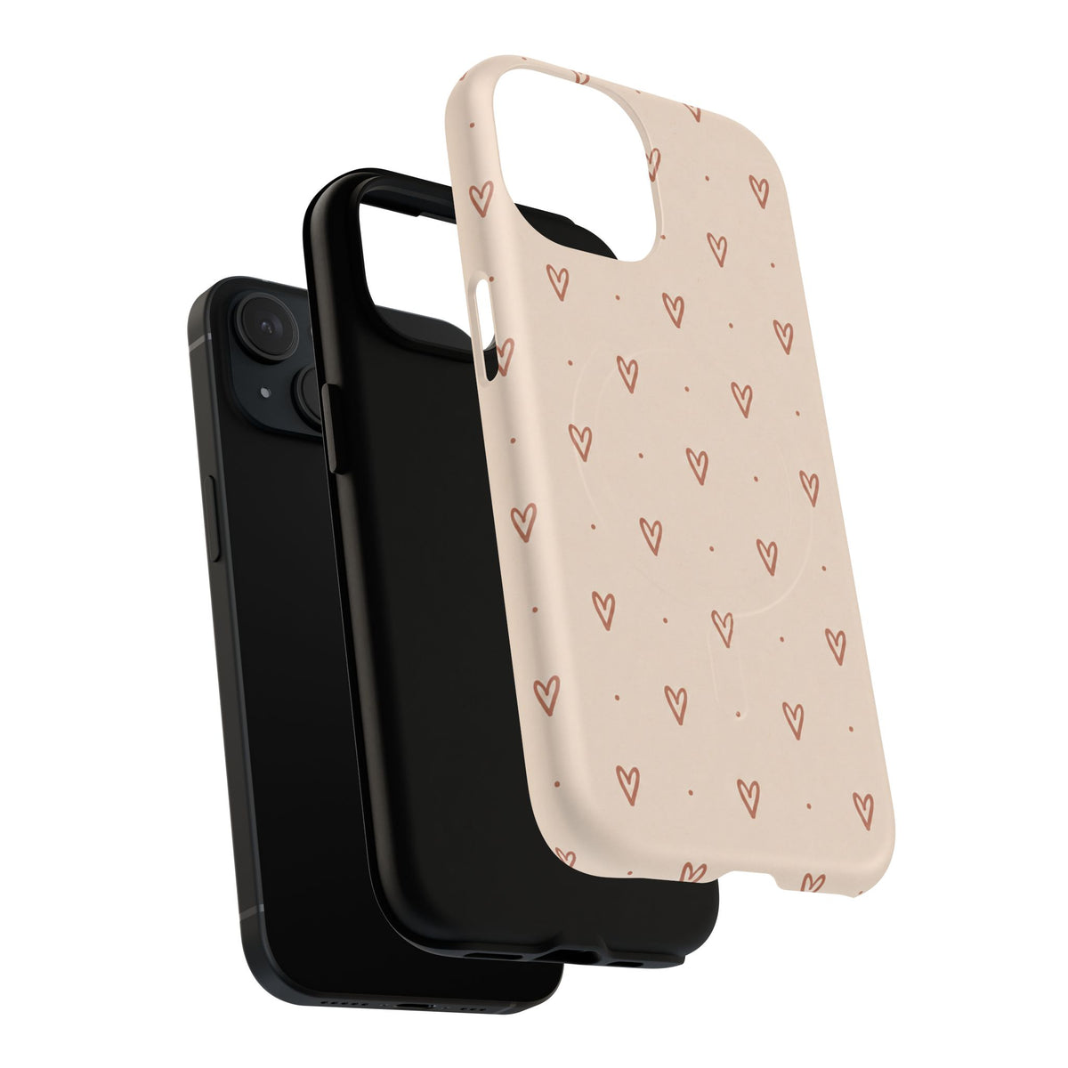 Little Sweet Hearts Magnetic Protective Phone Case – Tough Dual-Layer Cover