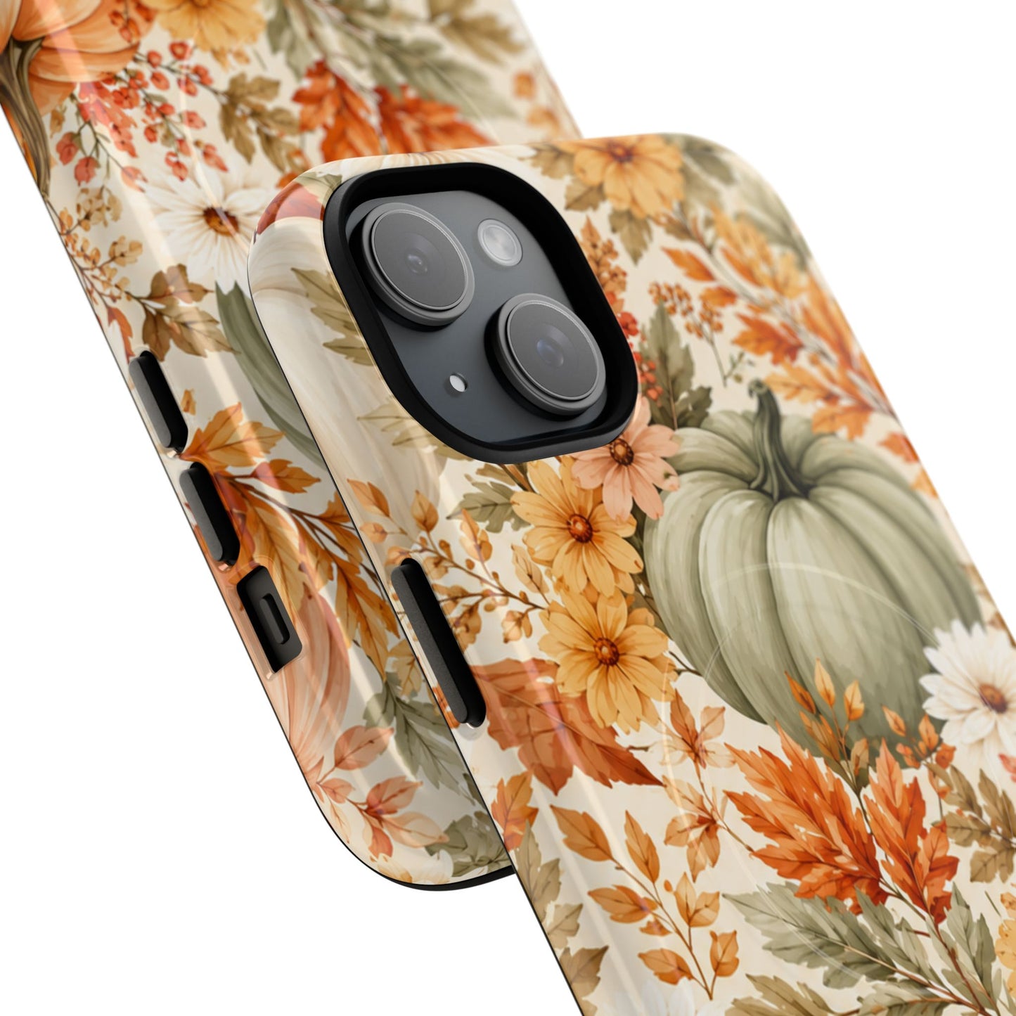 Harvest Bloom Magnetic Protective Phone Case – Tough Dual-Layer Cover