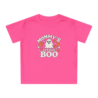Mommy's Little Boo Baby T-Shirt - Halloween Ghost Infant Tee - Cute Spooky Baby Shirt - Halloween Baby Outfit