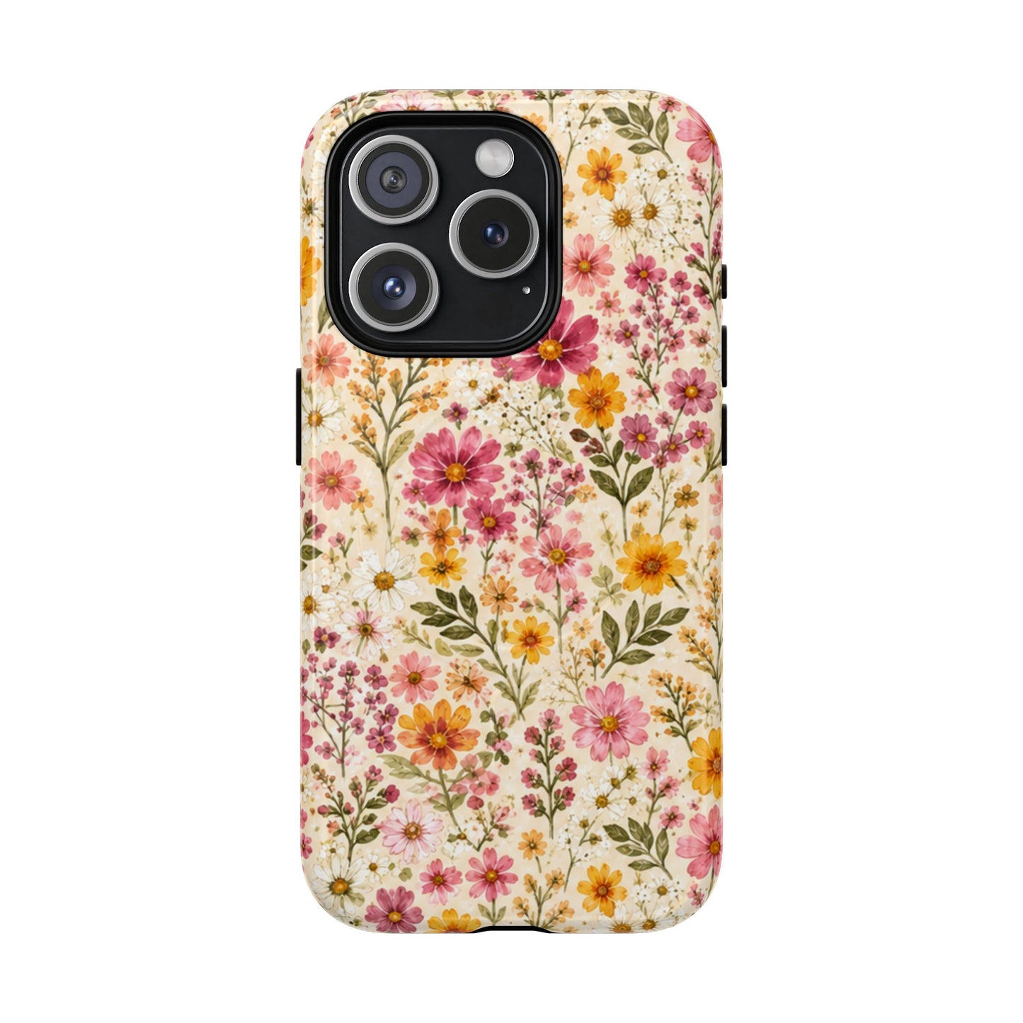 Wildflower Meadow Magnetic Protective Phone Case – Tough Dual-Layer Cover