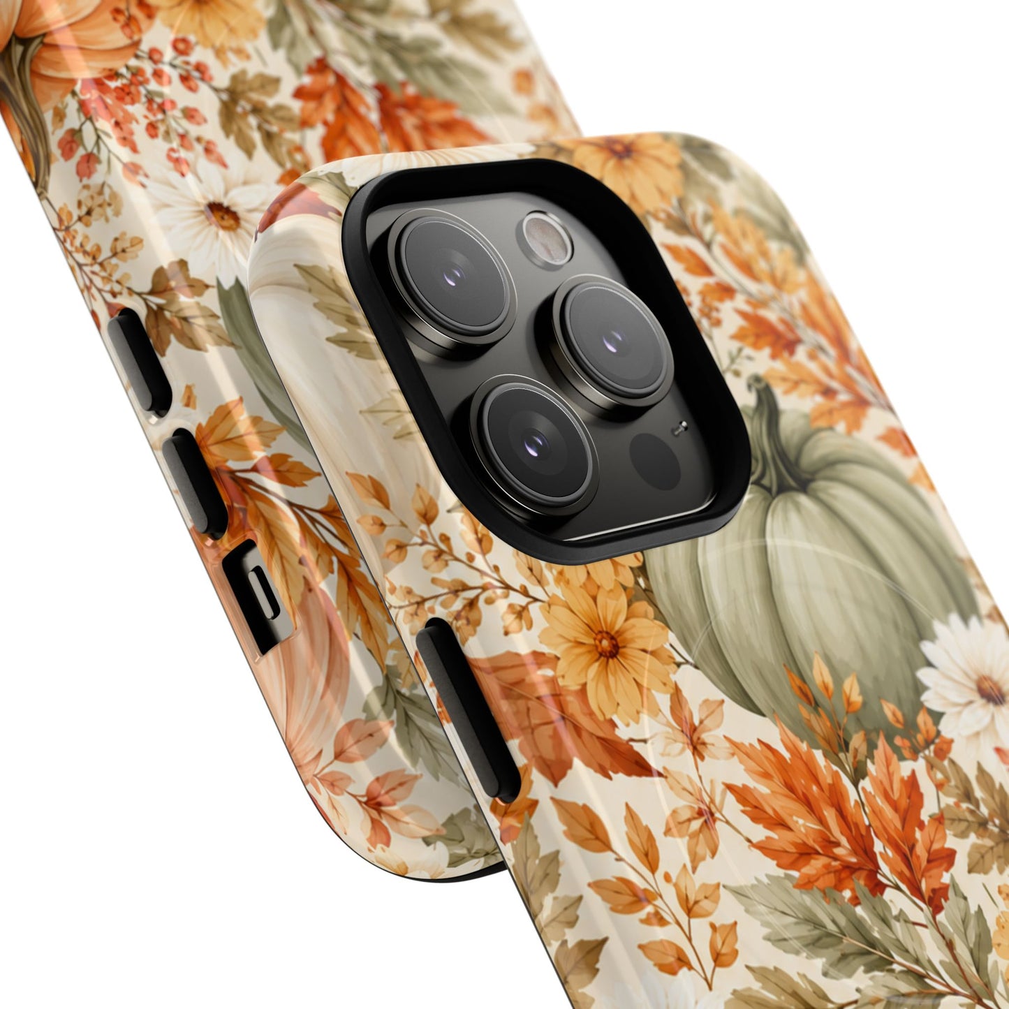 Harvest Bloom Magnetic Protective Phone Case – Tough Dual-Layer Cover