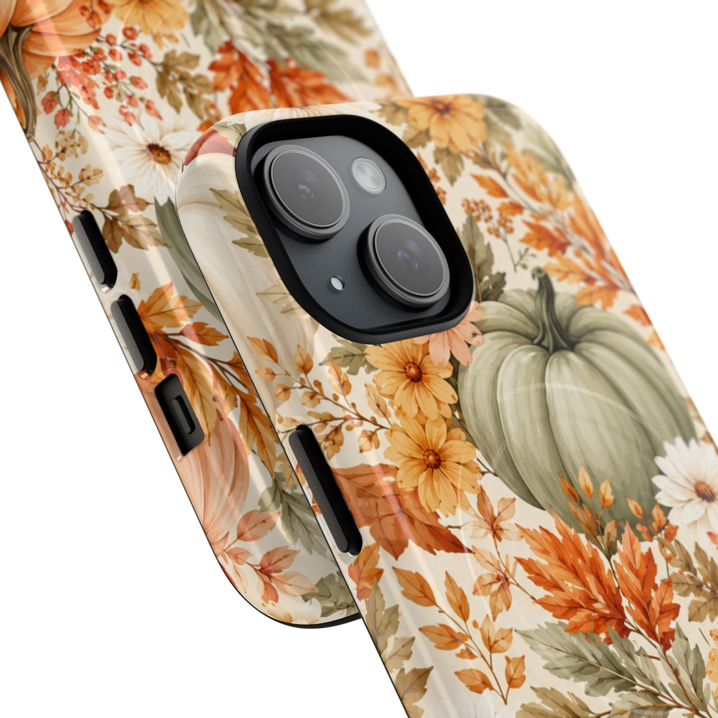 Harvest Bloom Magnetic Protective Phone Case – Tough Dual-Layer Cover