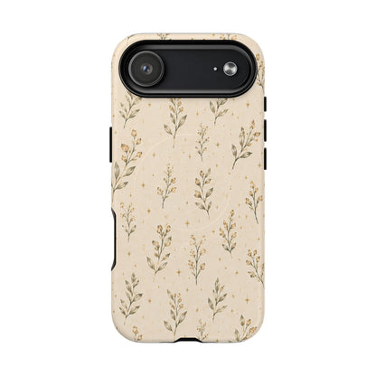 Floral Sprig Magnetic Protective Phone Case – Tough Dual-Layer Cover