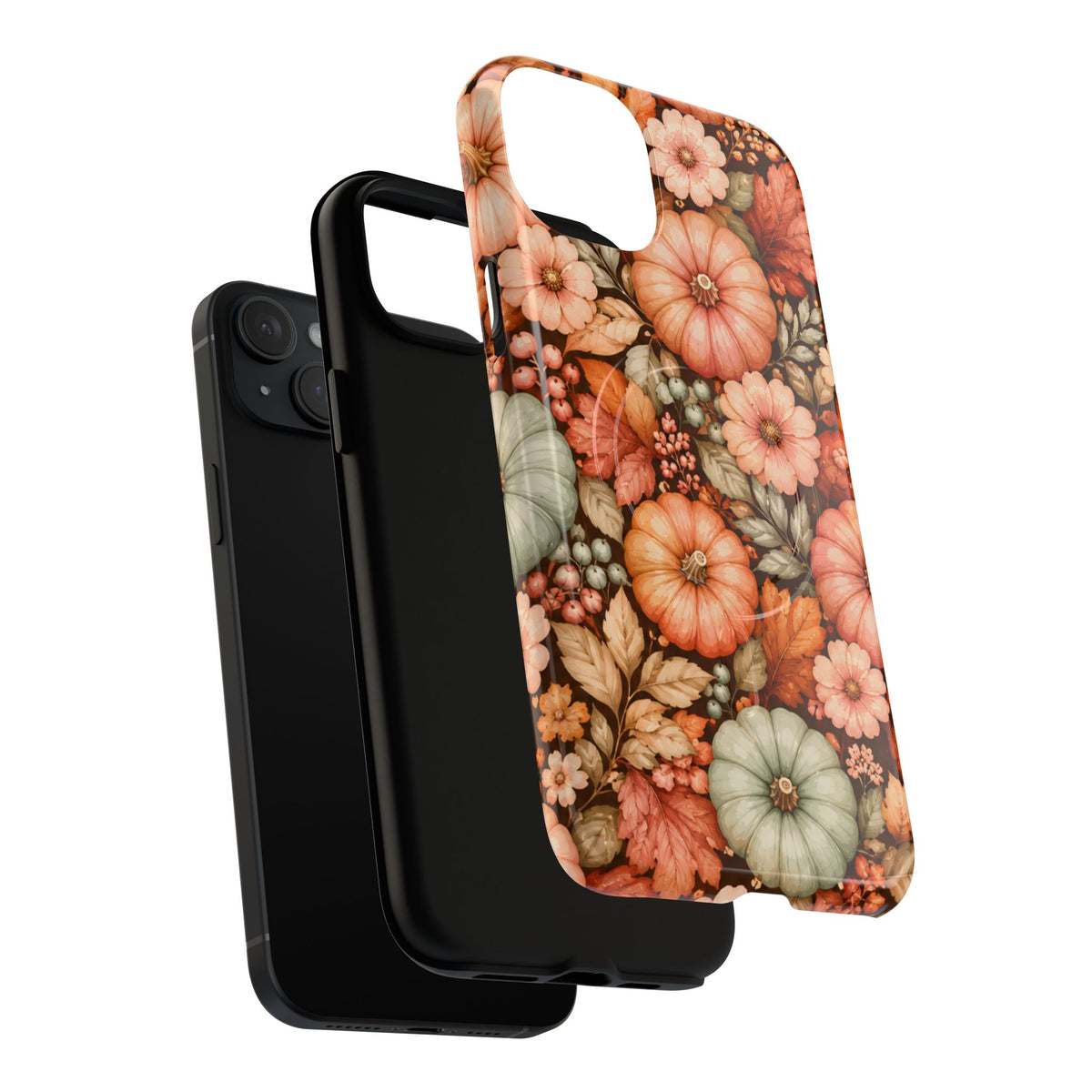 Autumn Abundance Magnetic Protective Phone Case – Tough Dual-Layer Cover