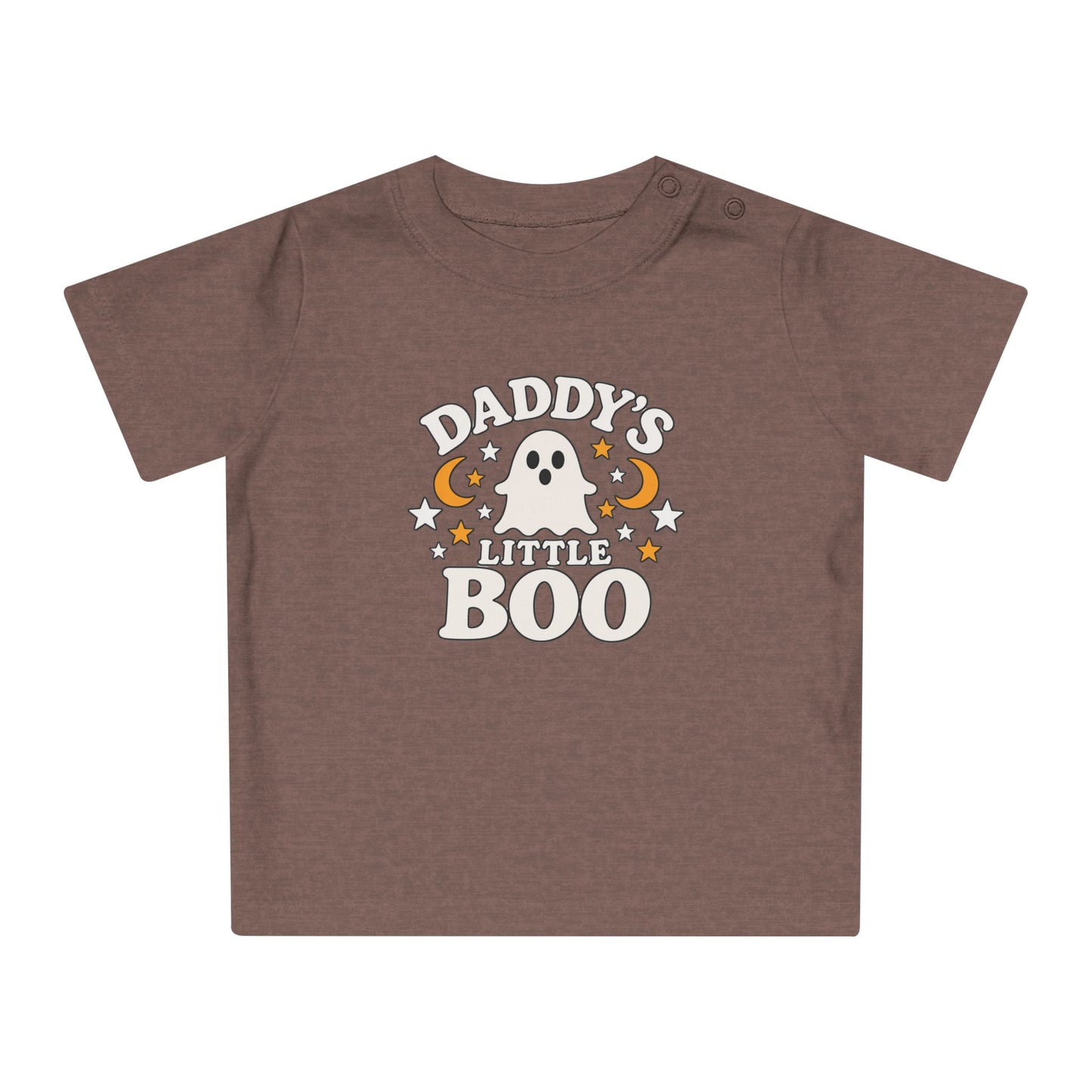 Daddy's Little Boo Baby T-Shirt - Halloween Ghost Infant Tee - Cute Spooky Baby Shirt - Halloween Baby Outfit