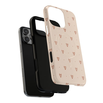 Little Sweet Hearts Magnetic Protective Phone Case – Tough Dual-Layer Cover