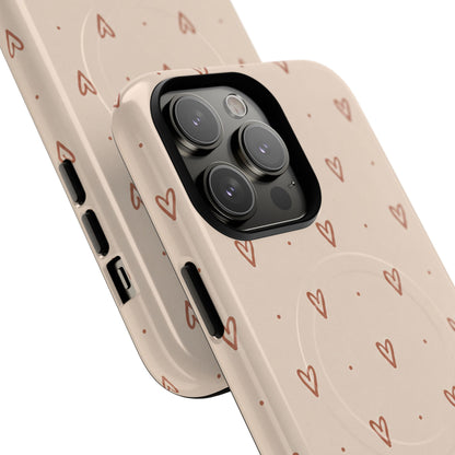 Little Sweet Hearts Magnetic Protective Phone Case – Tough Dual-Layer Cover
