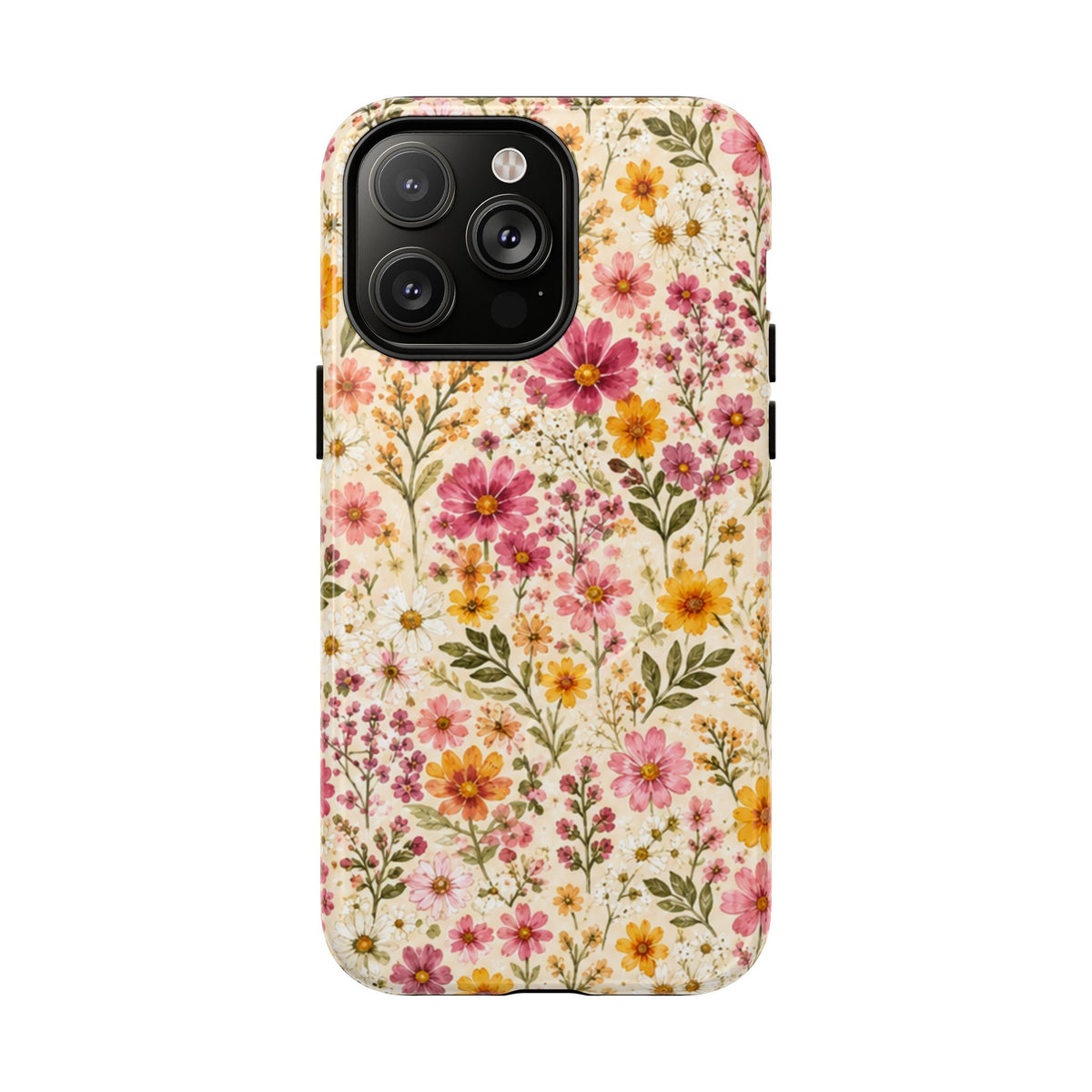 Wildflower Meadow Magnetic Protective Phone Case – Tough Dual-Layer Cover