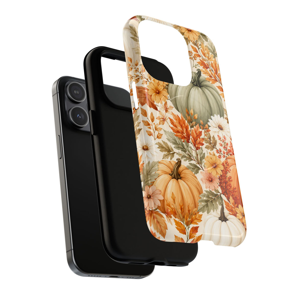 Harvest Bloom Magnetic Protective Phone Case – Tough Dual-Layer Cover