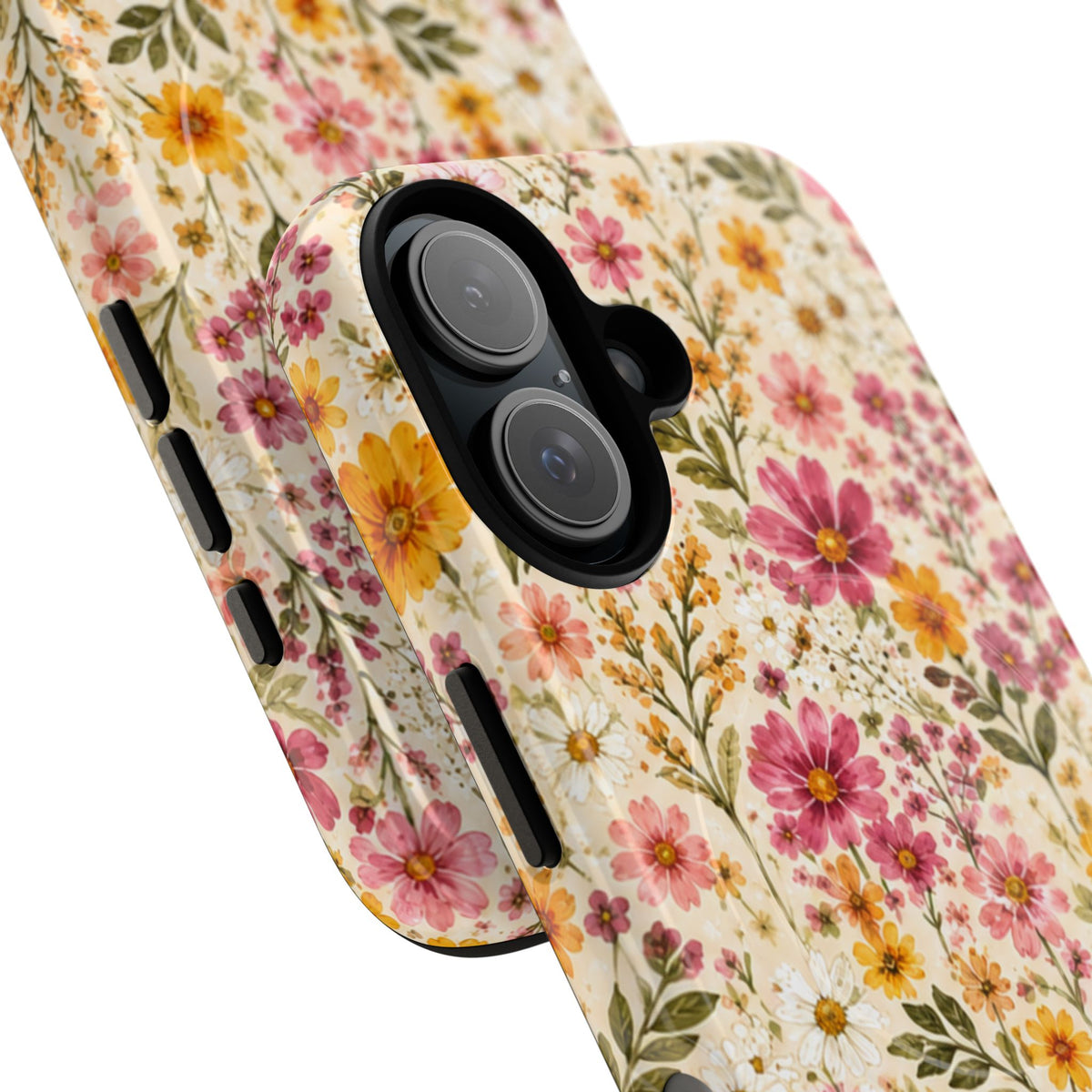 Wildflower Meadow Magnetic Protective Phone Case – Tough Dual-Layer Cover