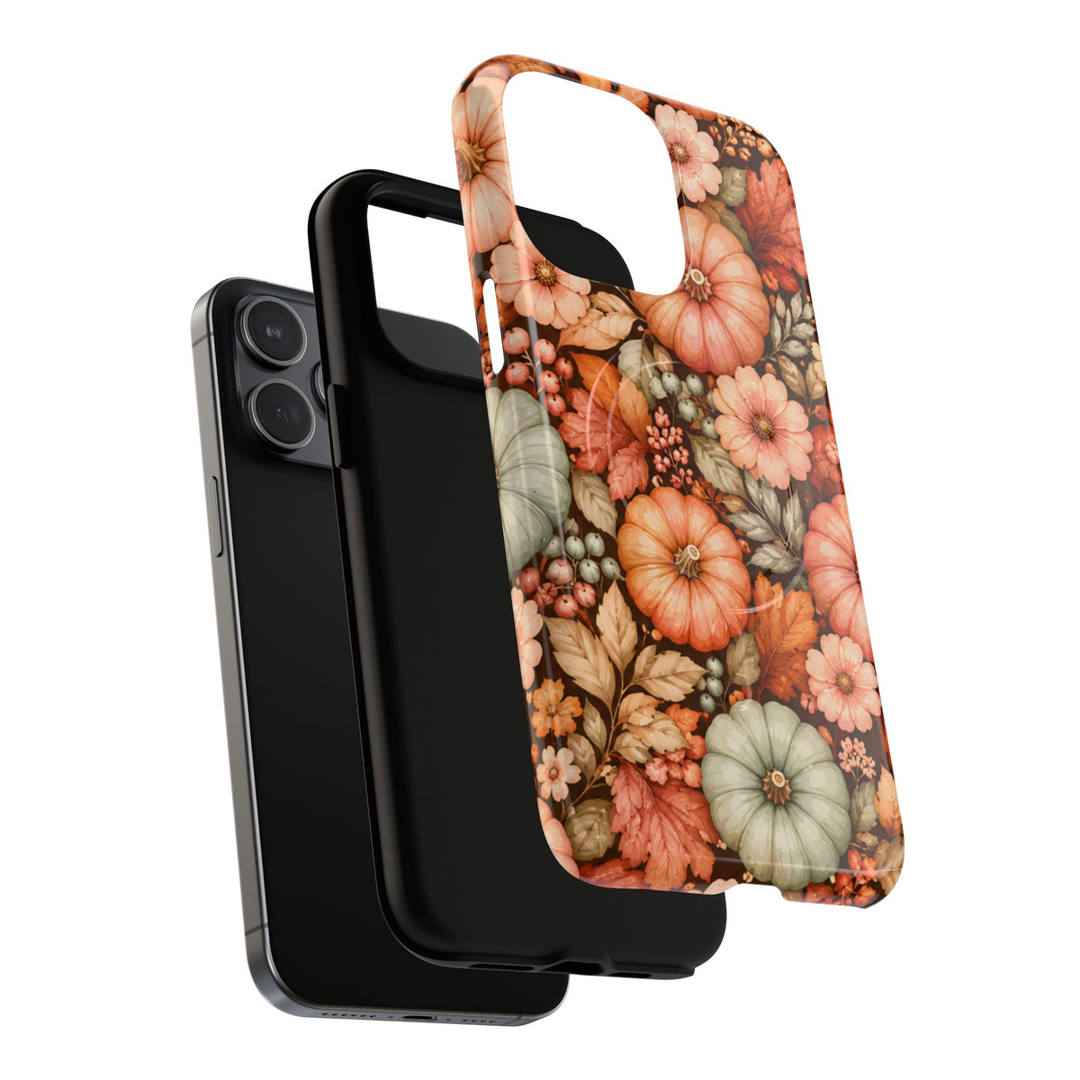 Autumn Abundance Magnetic Protective Phone Case – Tough Dual-Layer Cover