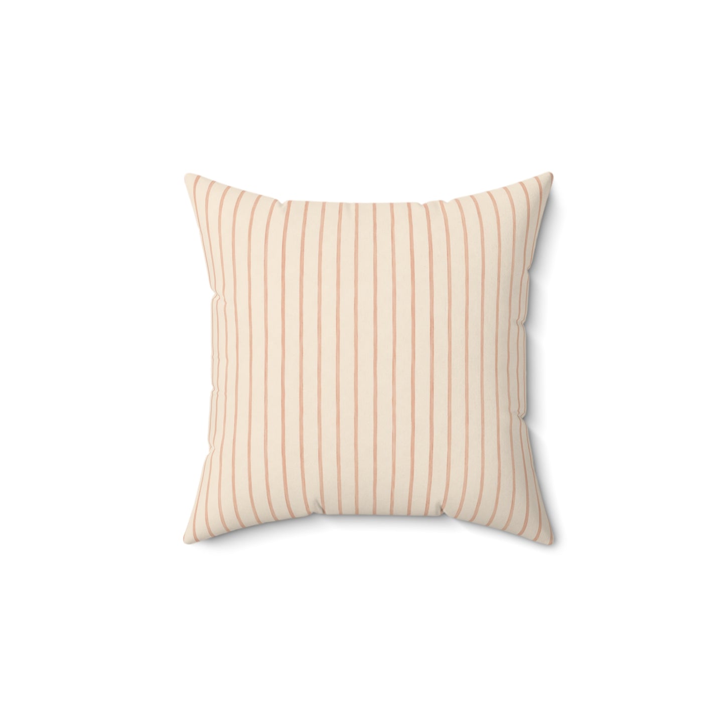 Soft Blush Lines Pillow - Striped Neutral Throw Pillow - Minimalist Decorative Cushion - Beige Bedroom