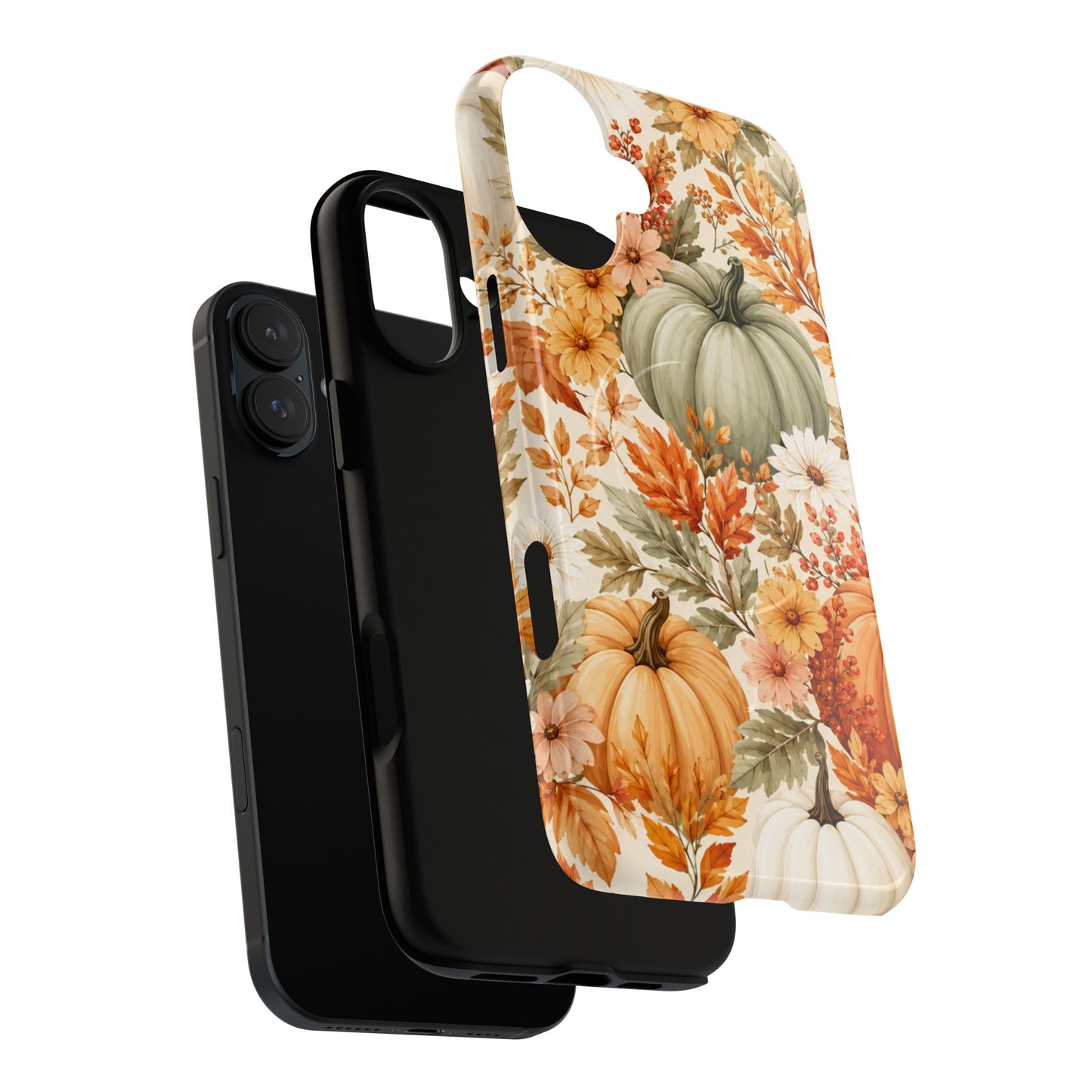 Harvest Bloom Magnetic Protective Phone Case – Tough Dual-Layer Cover