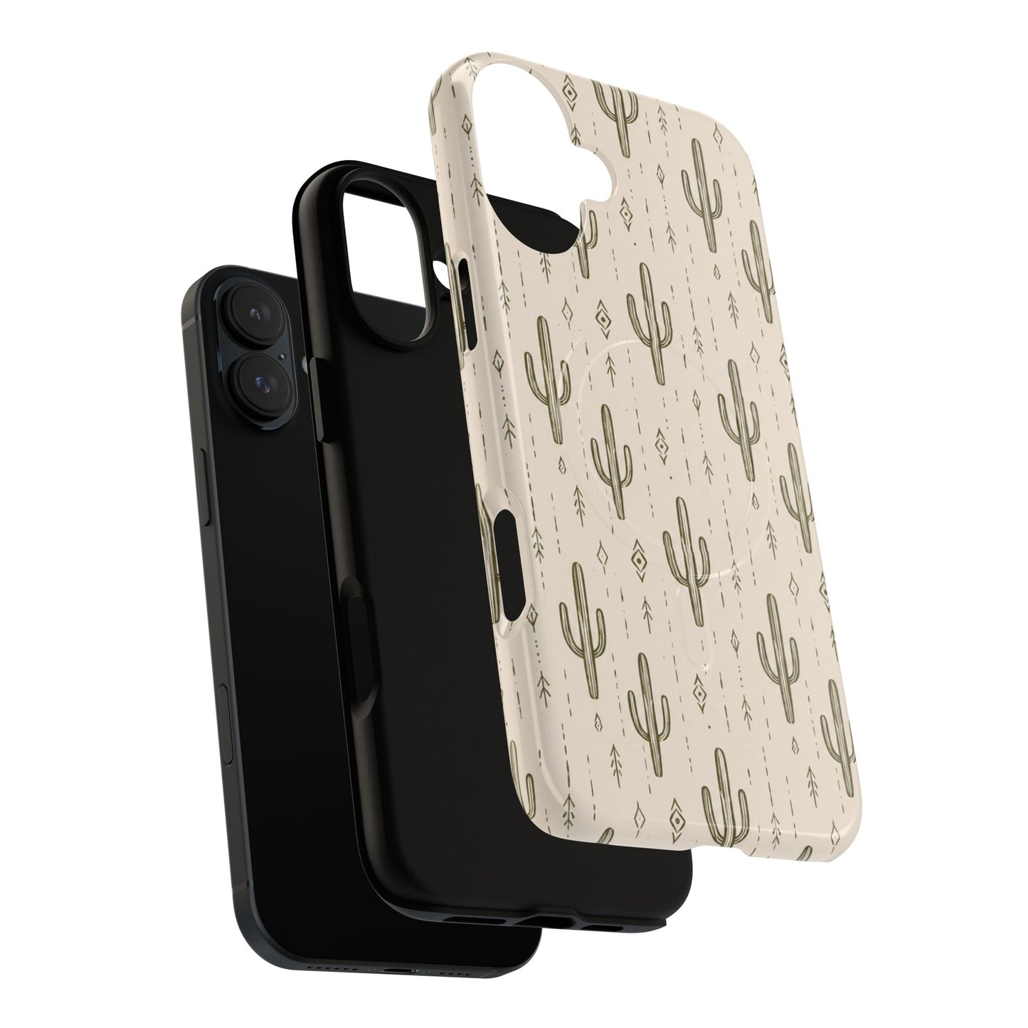 Desert Rhythm Magnetic Protective Phone Case – Tough Dual-Layer Cover