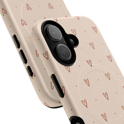 Little Sweet Hearts Magnetic Protective Phone Case – Tough Dual-Layer Cover