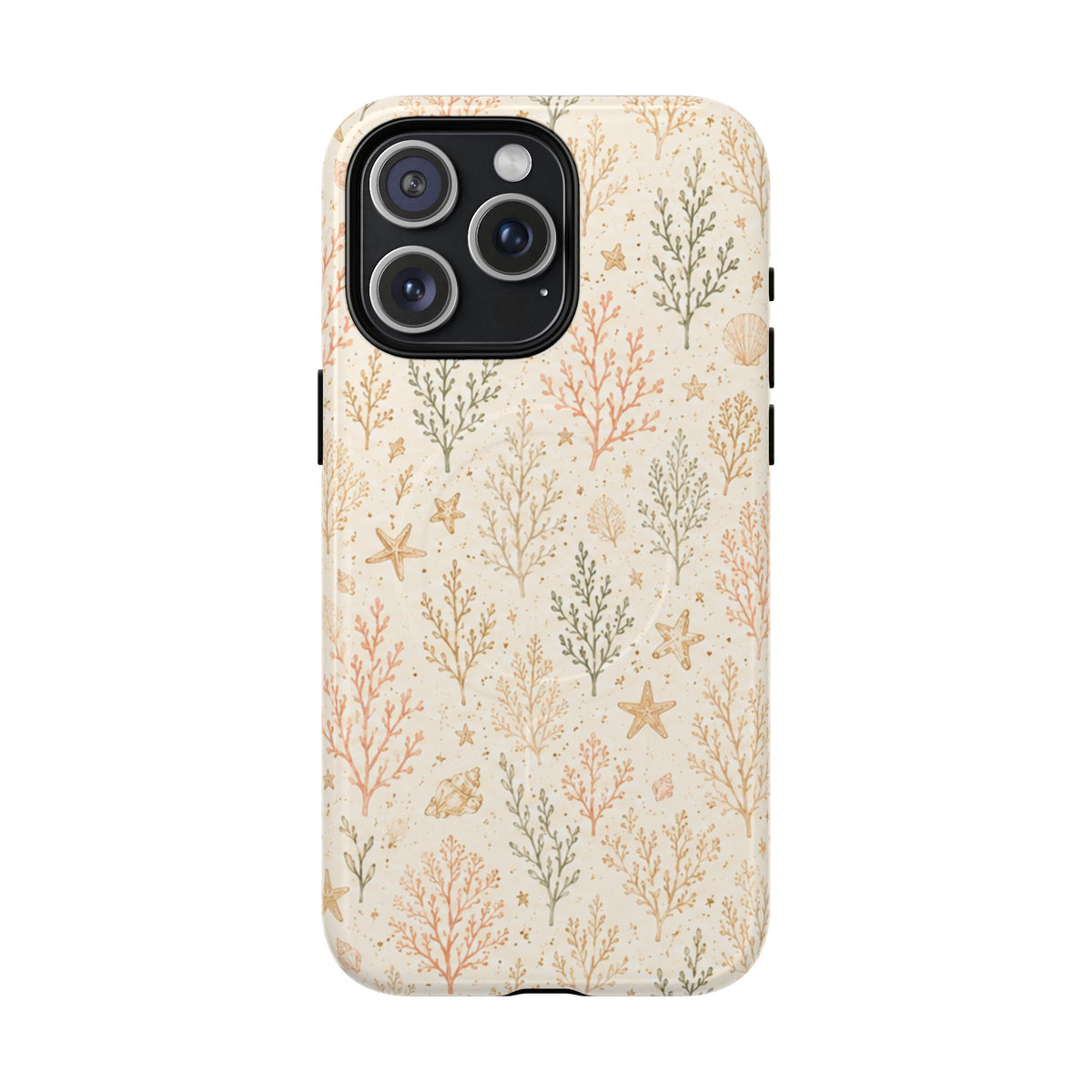 Coral Garden Magnetic Protective Phone Case – Tough Dual-Layer Cover