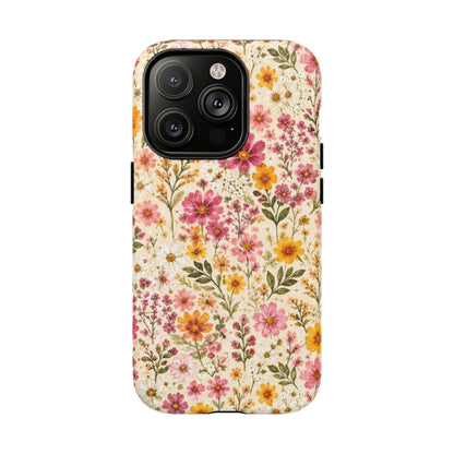 Wildflower Meadow Magnetic Protective Phone Case – Tough Dual-Layer Cover