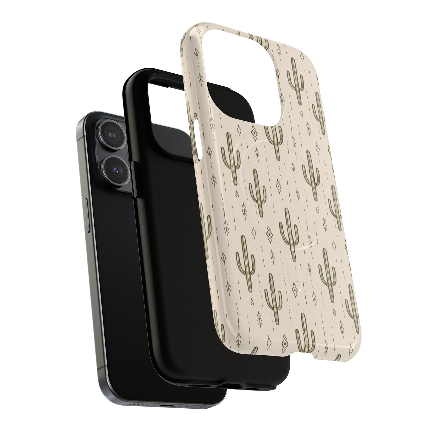 Desert Rhythm Magnetic Protective Phone Case – Tough Dual-Layer Cover