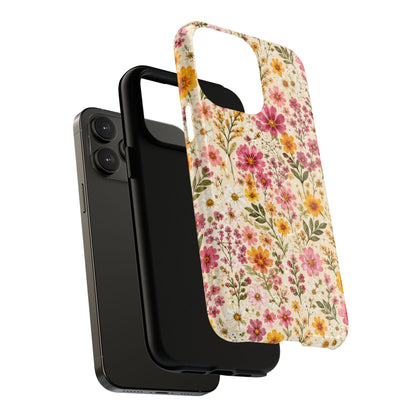 Wildflower Meadow Magnetic Protective Phone Case – Tough Dual-Layer Cover